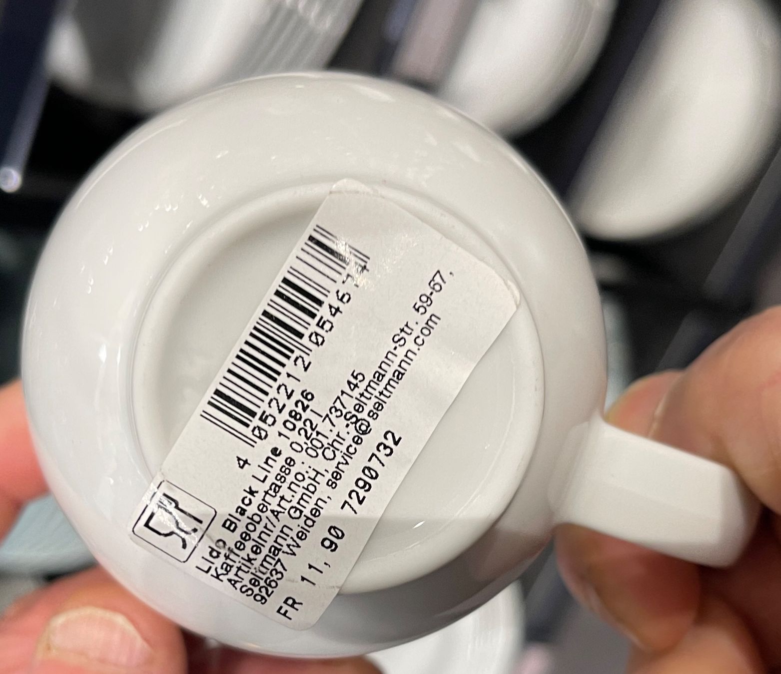 Seltmann Set di piatti: Kaffeetasse mit Untertasse 6 Stück – Nuovo e nell'imballaggio originale da Mühledorf SO venduto da namascar 5