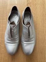 Silver SMH leather loafers , size 39