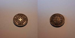 Schweiz 1 Rappen 1939 ss+ Erhaltung - TOP seltener Jahrgang!