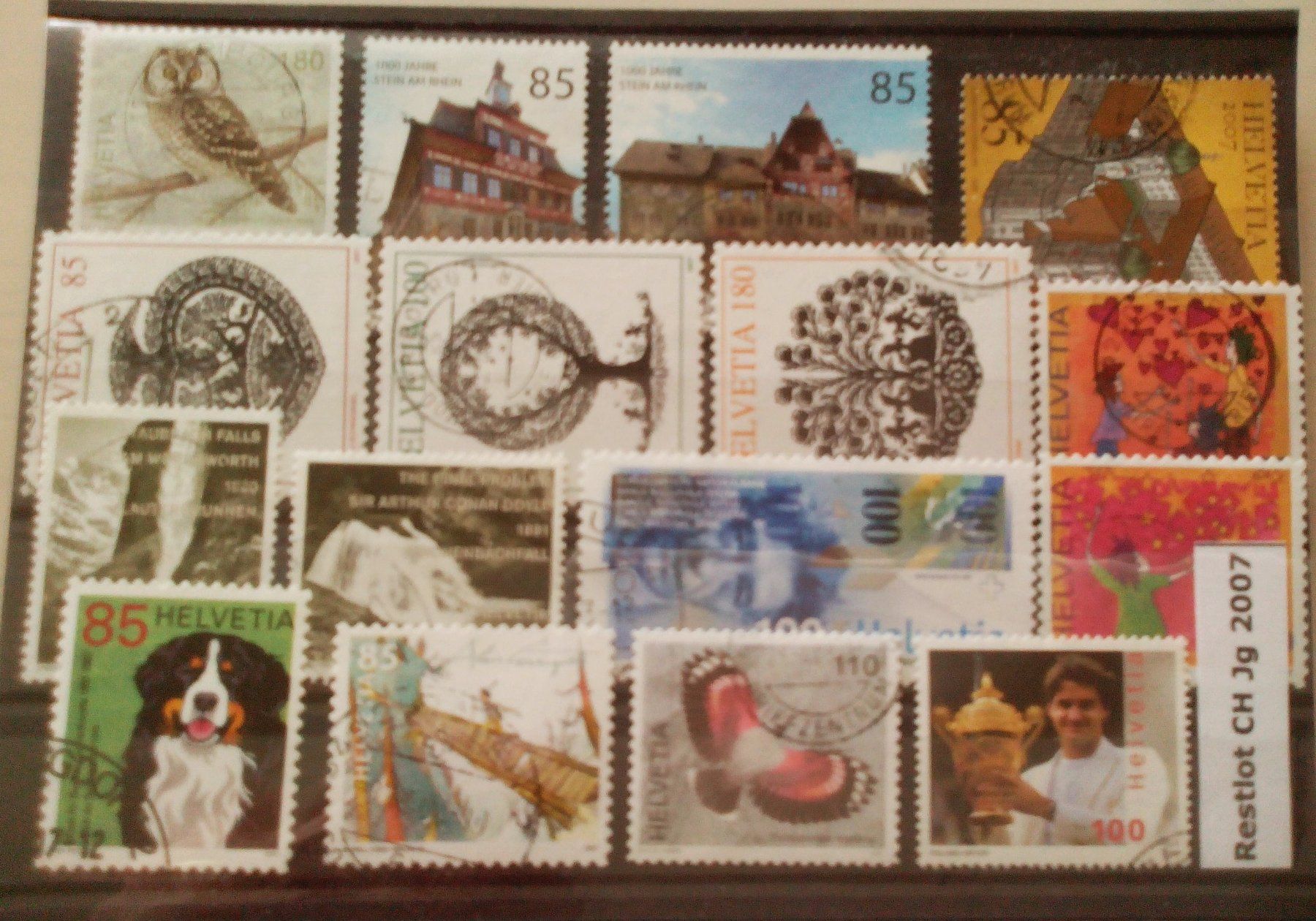 Alle Briefmarken: Restlot CH Jg2007 – Gebraucht aus Brüttisellen von goldtaler