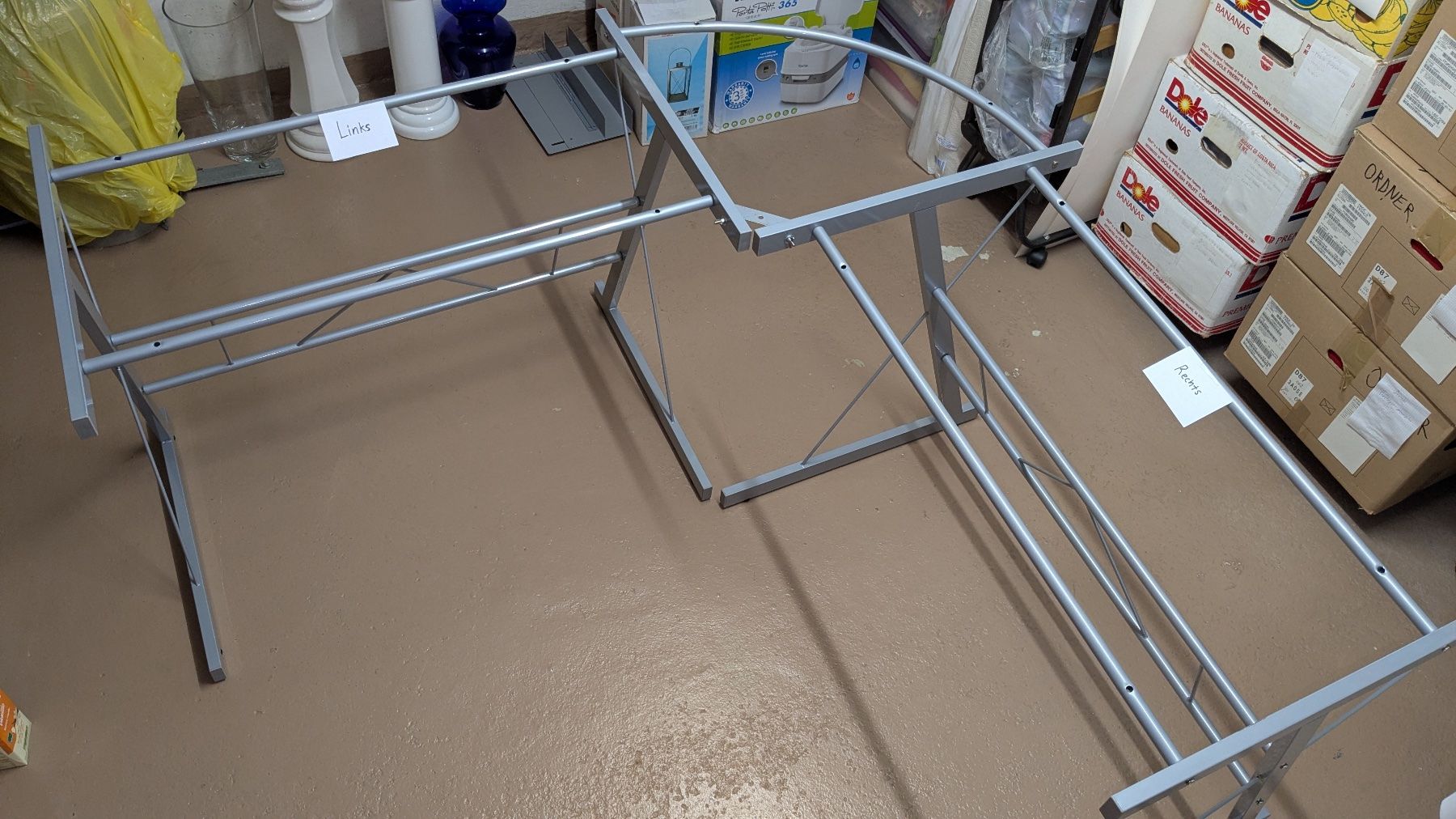 Schreibtische: Ecke Glass Schreibtisch – Gebraucht aus Vordemwald von Argi7 1