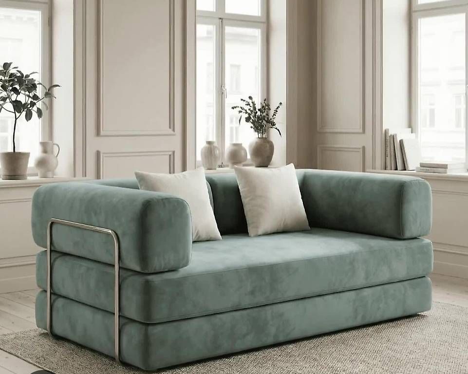 Divani: NEU: Schlafsofa - blau – Nuovo (secondo la descrizione) da Zürich venduto da Lynne5
