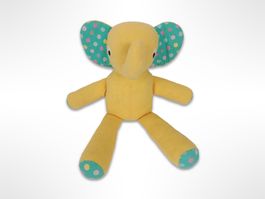 Vintage Stofftier Elefant