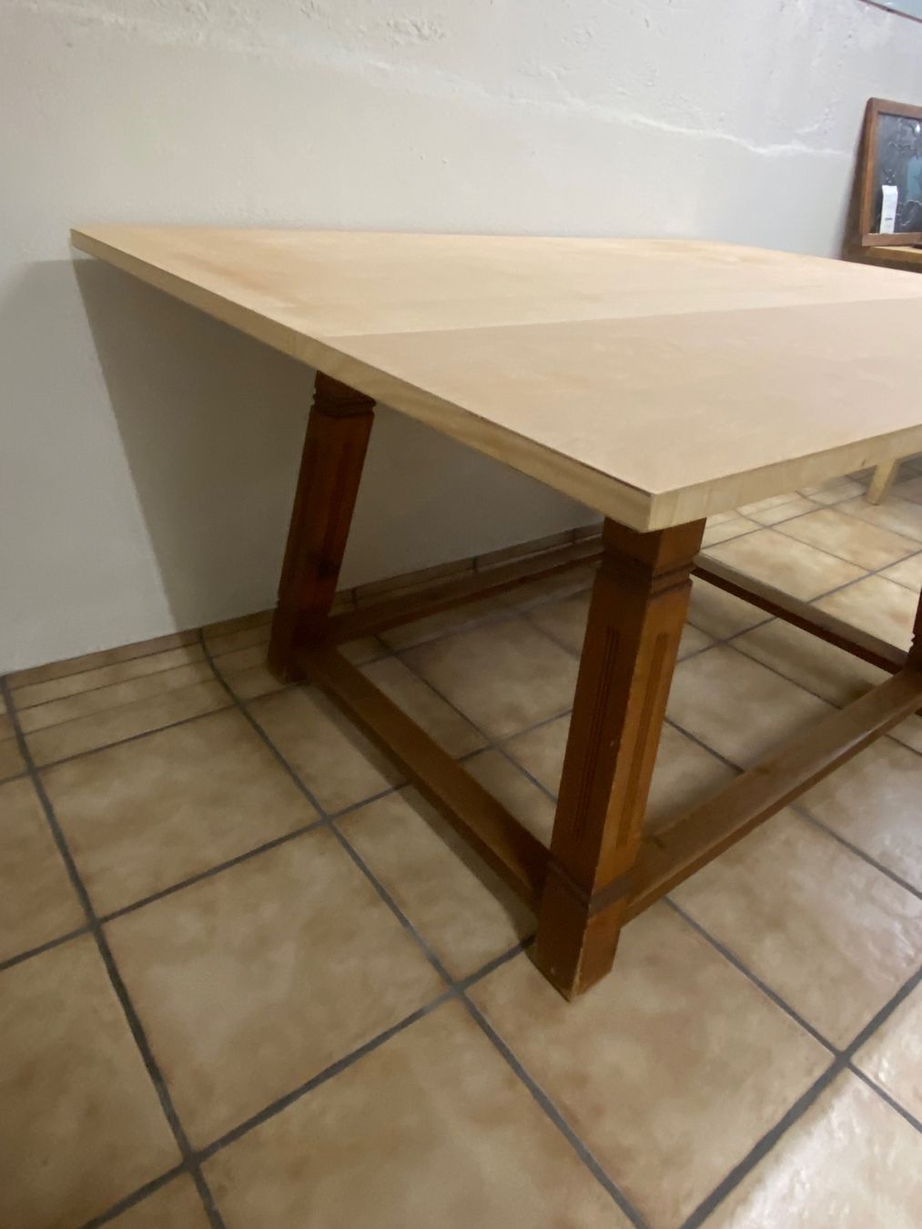 Tables: Holztisch als zusätzliche Abstellfläche oder Basteltisch – D'occasion à Burgdorf par gre_2ftz 2