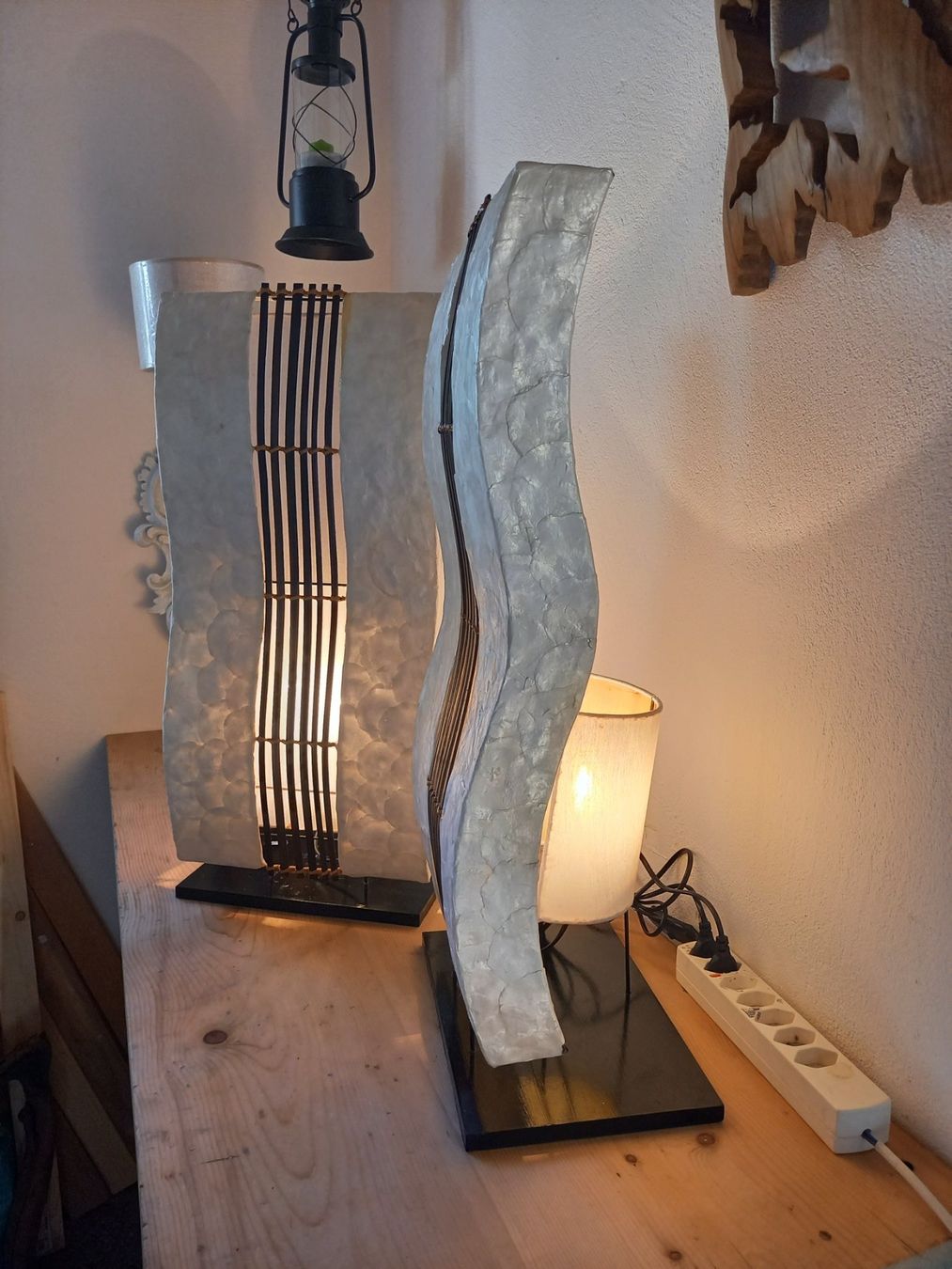 Lampade: Stehenlampe wellenförmige Lampen – Nuovo e nell'imballaggio originale da Domat-ems venduto da Gr8wood 3