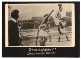 Fotografie Fussball, Spielszene Victoria