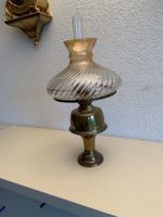 Exklusive Petrol-Tischlampe