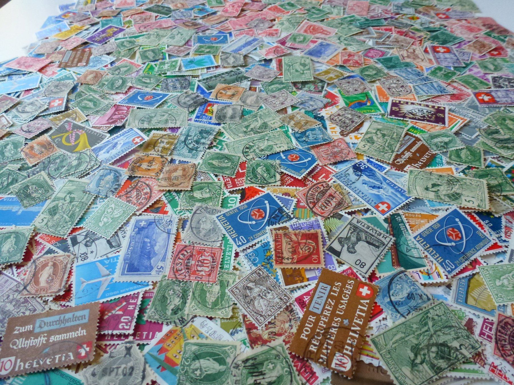 Tutti i francobolli: ++X-Tausend Briefmarken Schweiz ab Strubel – Usato da Walkringen venduto da Casablanca777 7
