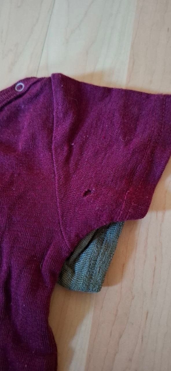 Lotti & Set di vestiti: 3 Bodys, Wolle Seide, 68 und 74/80 – Usato da Malix venduto da jul_7nhn 8