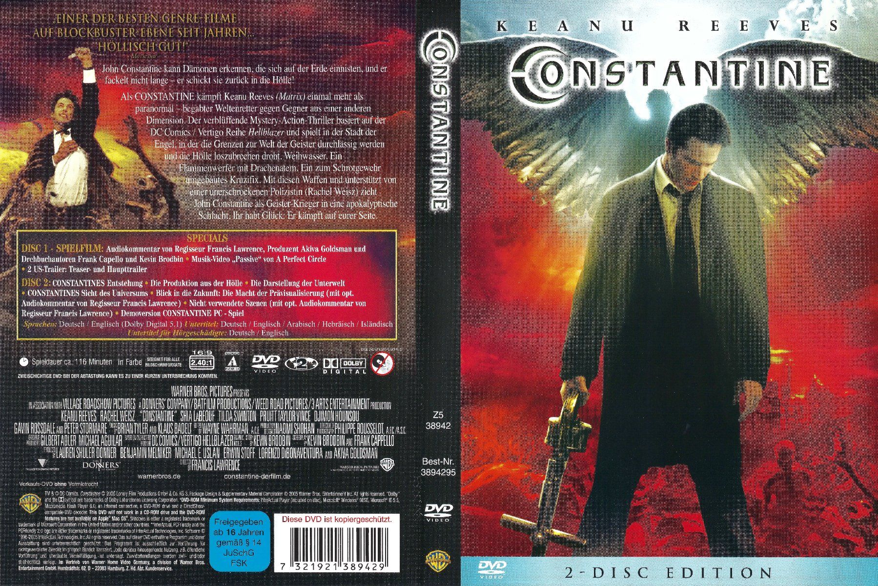 Tutti i DVDs: Constantine – Usato da Zürich venduto da Cineasten