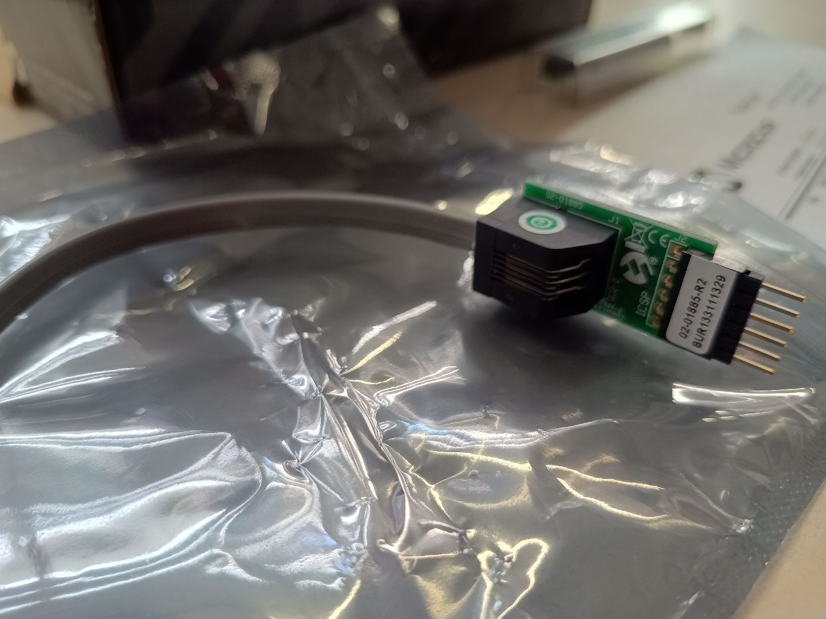 Elektronikbauteile: Microchip PIC18F4550 ICSP Adapter Kit, als defekt – Defekt aus Döttingen von Schlei 2