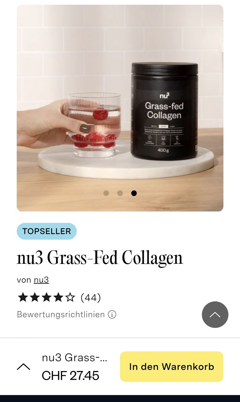 Nu3 Lebensmittel & Spezialitäten: Nu3 Kollegen Pulver 400 gr. – Neu (gemäss Beschreibung) aus Urdorf von Lenny001 3