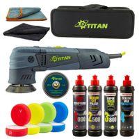 Titan Exzenter Poliermaschine Luxus Set