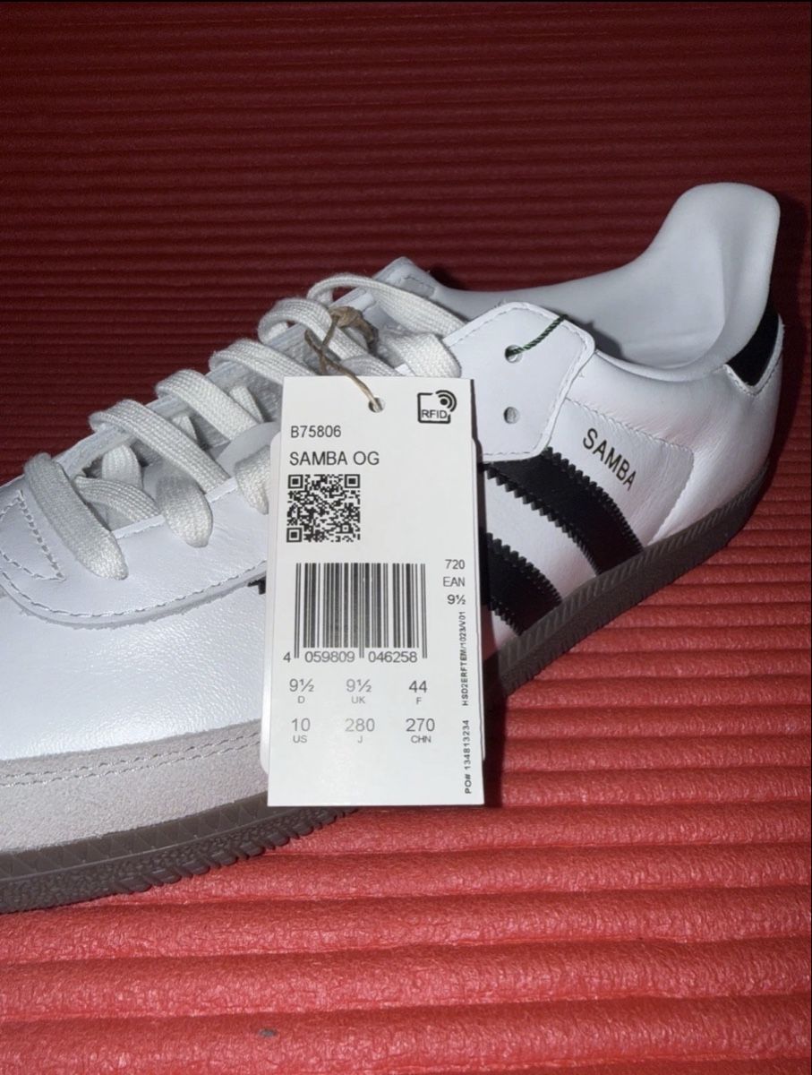 Adidas Scarpe da uomo: Adidas Samba OG Weiss/Schwarz – Nuovo e nell'imballaggio originale da Schneisingen venduto da mar_8pjs 5