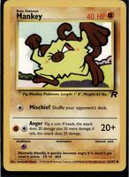 Mankey 61/82 Team Rocket Pokemon