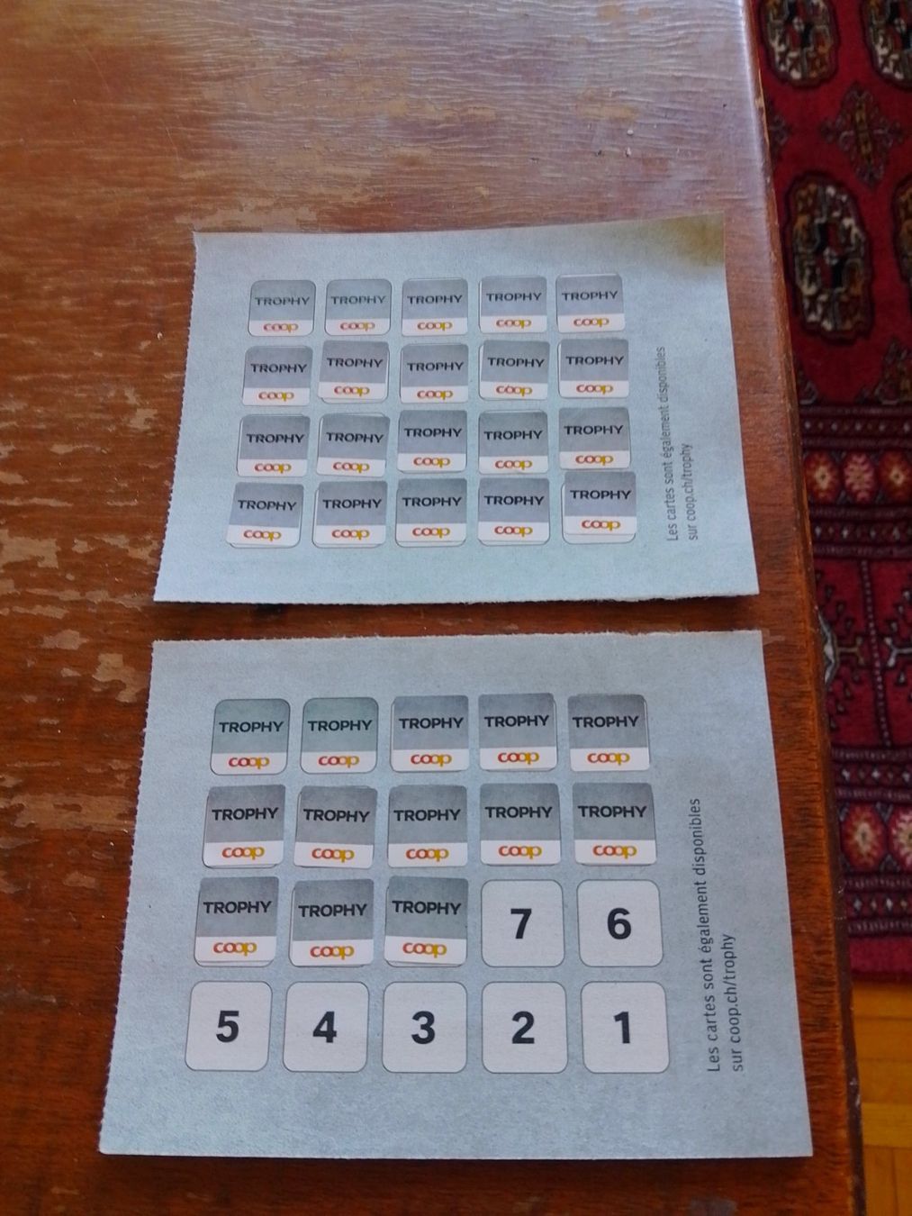 Coop Raccolte di bollini & punti: 1 cartes Coop trophée 🏆 + 13 pts – Nuovo (secondo la descrizione) da yverdon-les-bains venduto da polochristophe