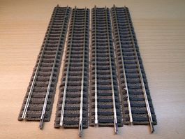 Fleischmann H0 Profigleis 4x6101 mit Lötspuren