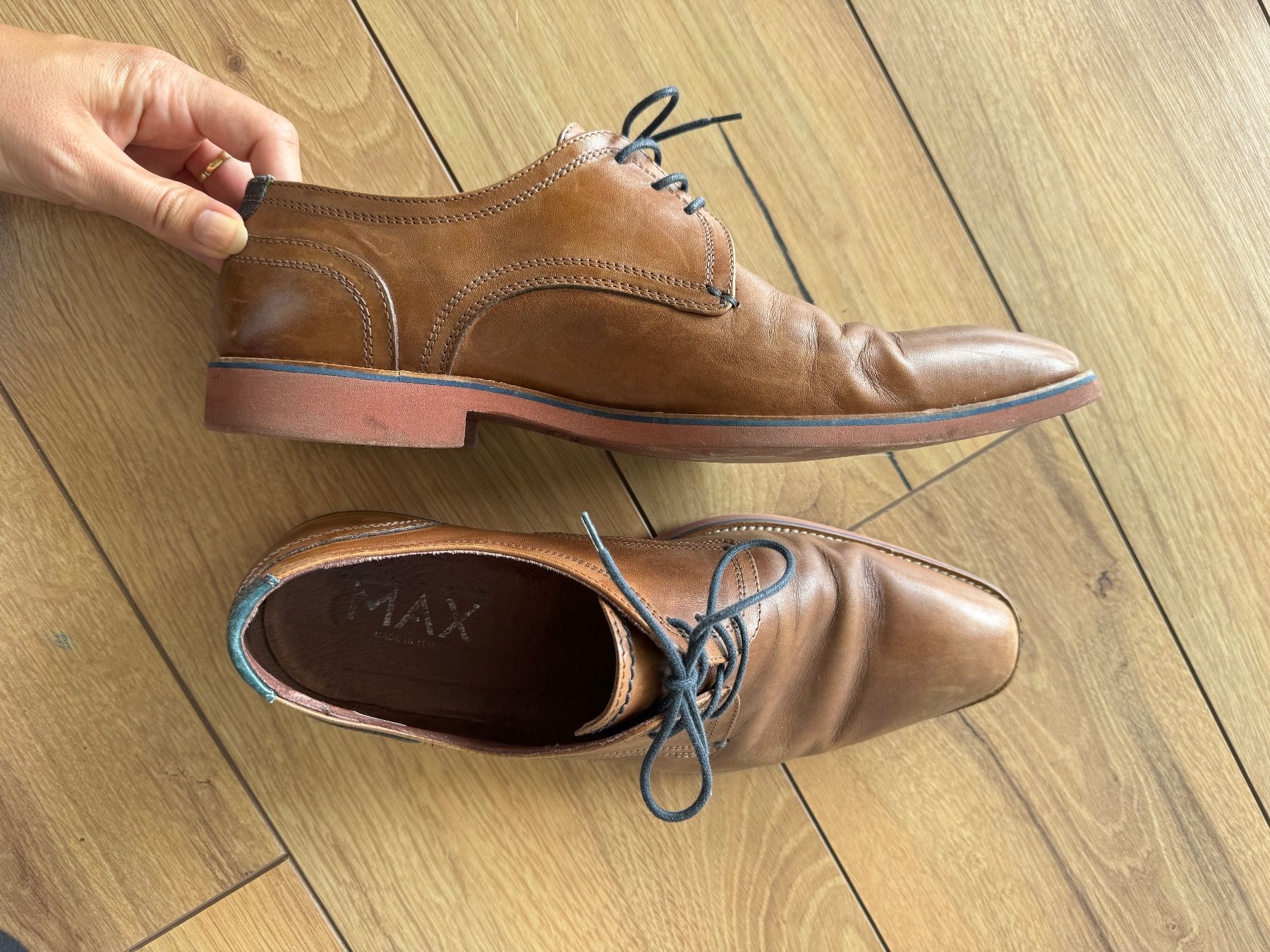 Chaussures hommes: Herren Lederschuhe braun – D'occasion à Unterseen par itslisasp 1
