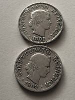 Lot mit 2 Stk. 10 Rp.  (1901 und 1902)