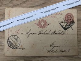 25.10.1896 alte PK Italien - Polen AK