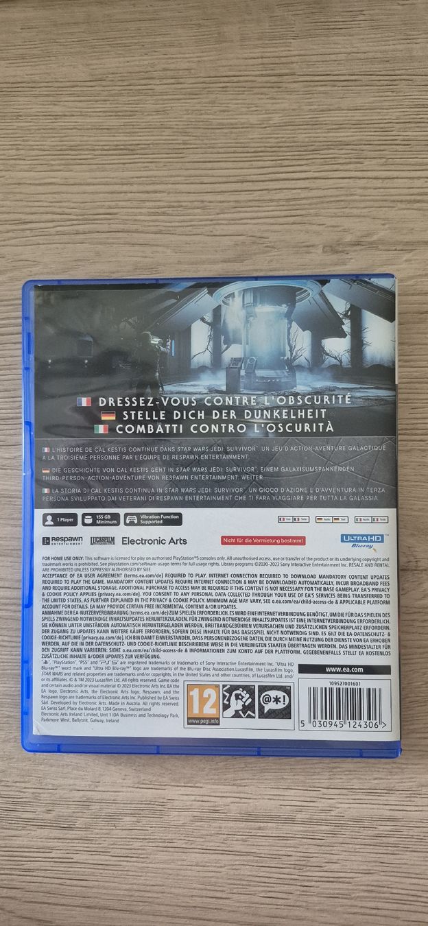 Giochi: Star wars Jedi survivor- PS5 – Usato da Thônex venduto da Sebabastien 2