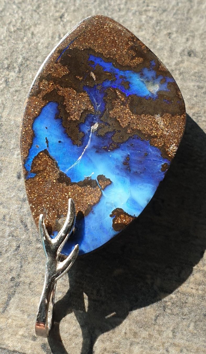 Ciondoli: Anhänger Boulder Opal. – Nuovo (secondo la descrizione) da Niederbüren venduto da Raphael014 5