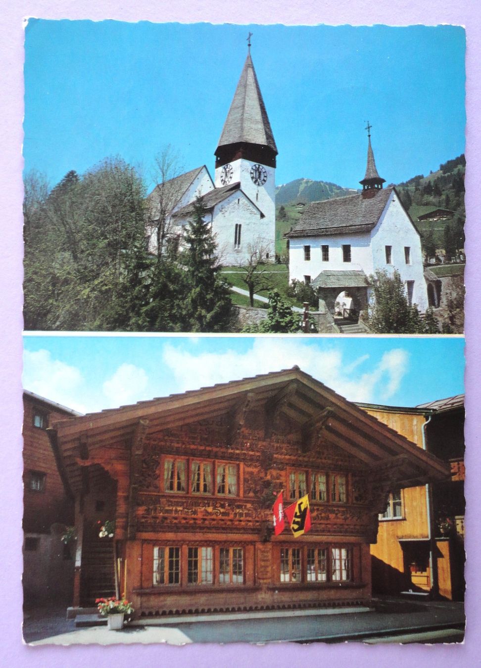Ansichtskarten: Saanen – Gebraucht aus Fétigny von Billy2miny