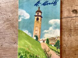 St. Moritz Graubünden, Kantone, Broschüre, 40er/50er-Jahre