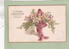 Kitsch Blumen Namenstag 1918