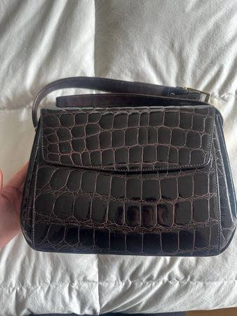 Neue Vintage-Tasche aus Krokodilleder
