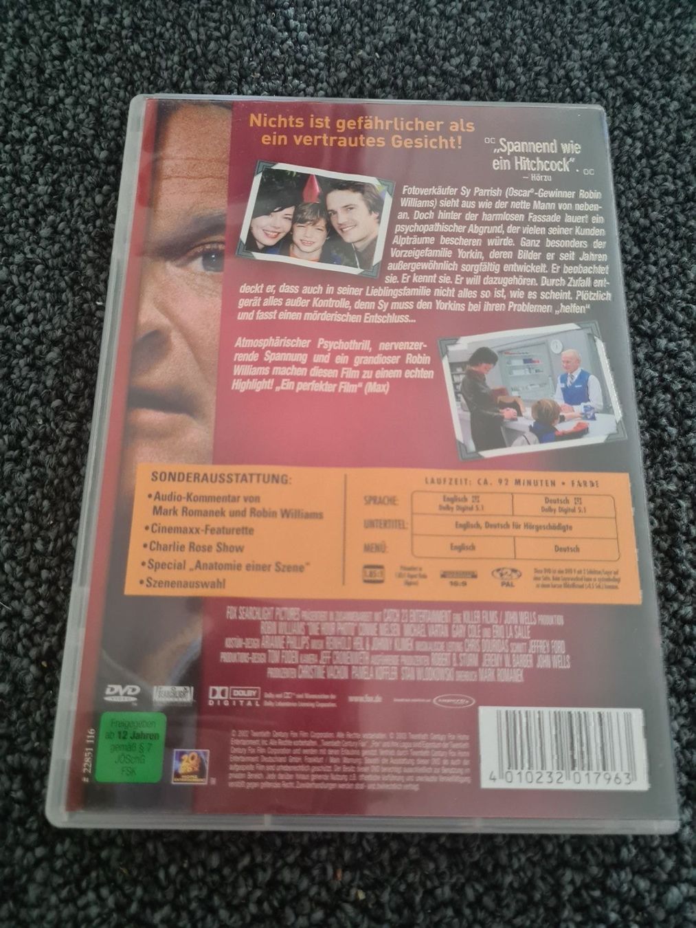 Tutti i DVDs: ONE HOUR PHOTO(7179) – Usato da Ruswil venduto da Ruck.Zuck. 1