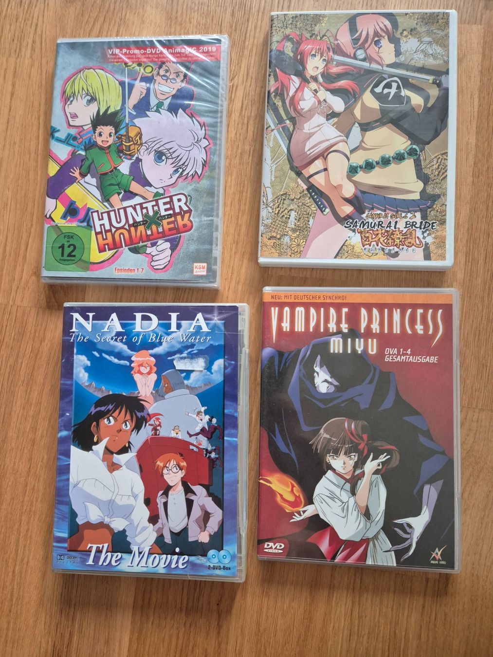 Alle DVDs: Anime DVD Sammlung: Hunter x Hunter, Nadia, Samurai Bride... – Neu (gemäss Beschreibung) aus Luzern von