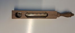 Antiker Holz Thermometer, Handgriff - für Sammler!