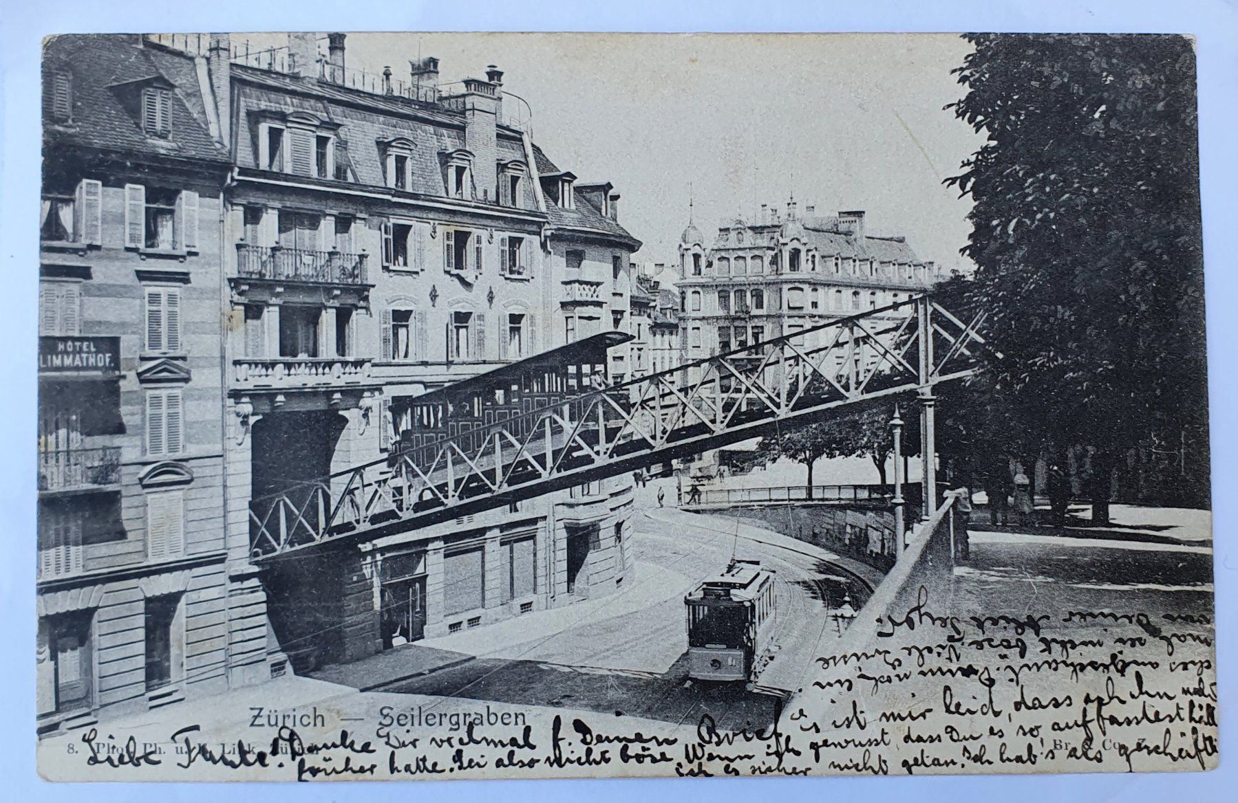 Cartoline postali: Zürich - Seilergraben 1902 – Usato da Kreuzlingen venduto da Rschweiz1