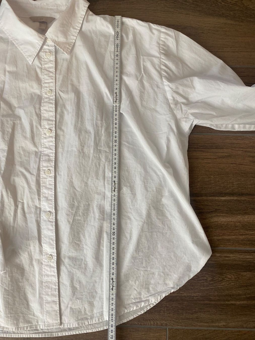 H&M Blusen: H&M Bluse oversized weiss Gr. XL / Gr. 48 - 52 – Gebraucht aus Pratteln von a23_j2gs 6
