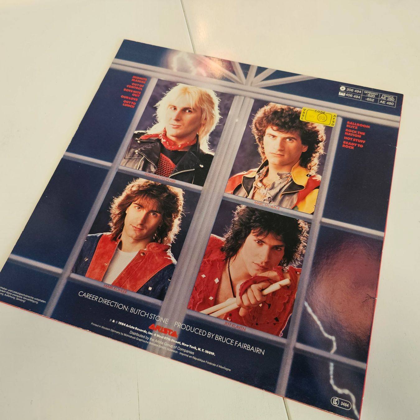 Dischi in vinile: LP Vinyl Krokus: The Blitz; Rock,  1984 – Usato da Nottwil venduto da Wondewa-Shop 1