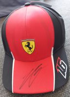 Mütze Cap Charles Leclerc Ferrari Nr. 16 - Autogramm F1