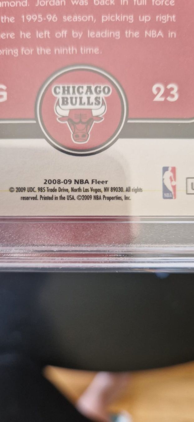 Carte collezionabili: Carte Michael Jordan gradée 10 – Usato da Lutry venduto da SwissBBCards 2