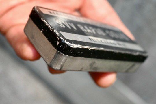 Omega Barattoli: alte BLECHDOSE SVV rapid solid Nr2 VELO-FLICKZEUG m INHALT – Usato da Pfaffhausen venduto da mono_rec 7