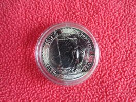 1 Silberunze Britannia 2015