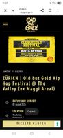 Zürich Old but Gold Hip Hop Festival 01.08.2026 - 2 Tickets