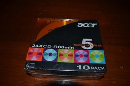 24XCD-R80min 5 colors (Neu)