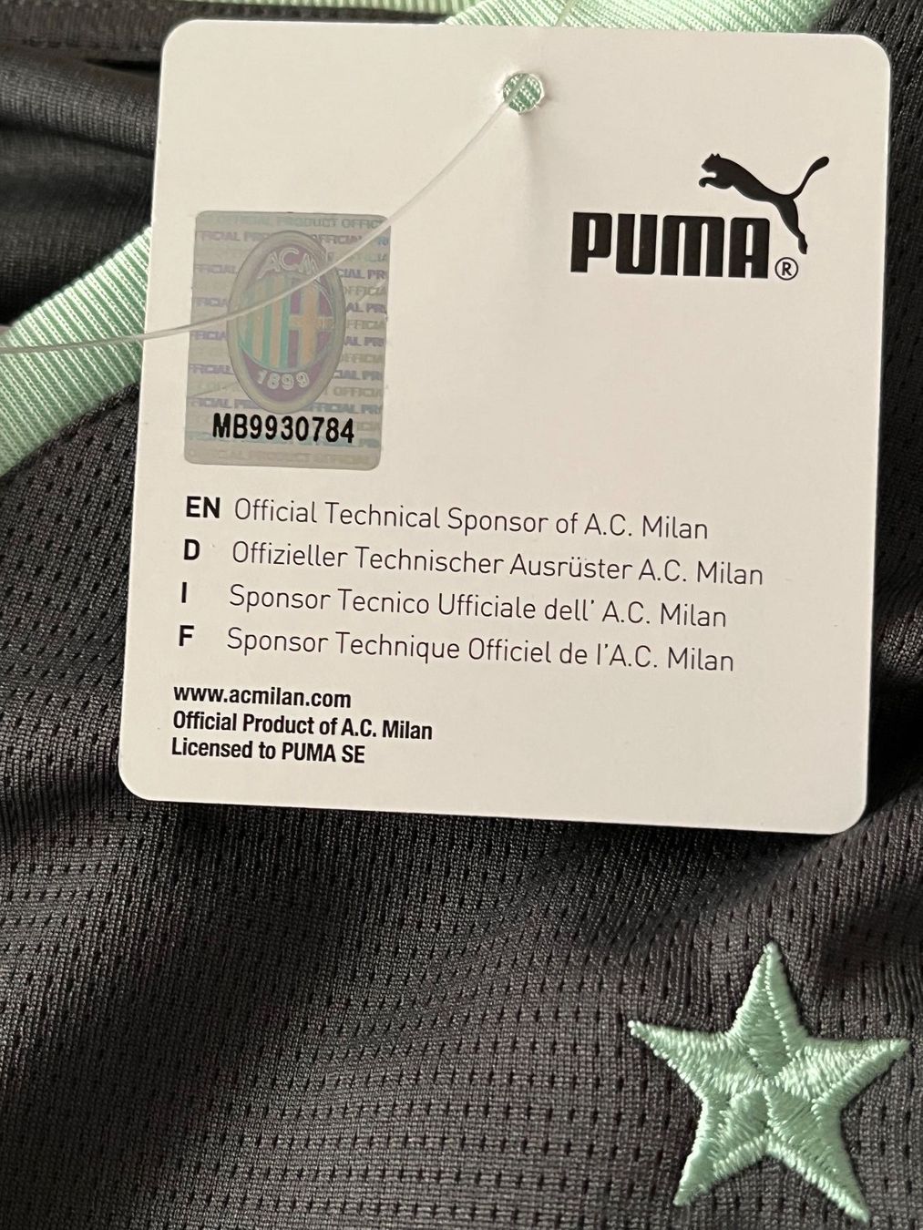 Puma Maillots de corps & Pantalons: AC Mailand Trikot – Neuf avec emballage d'origine à Oberweningen par mer_2yn9 4