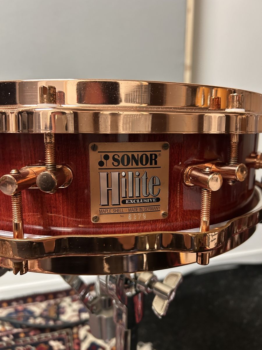 Sonor Strumenti musicali: SONOR Hilite Exclusive 14x4 – Usato da Prilly venduto da tverduyn93 2