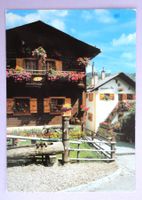 Dans le village de Vercorin, Valais