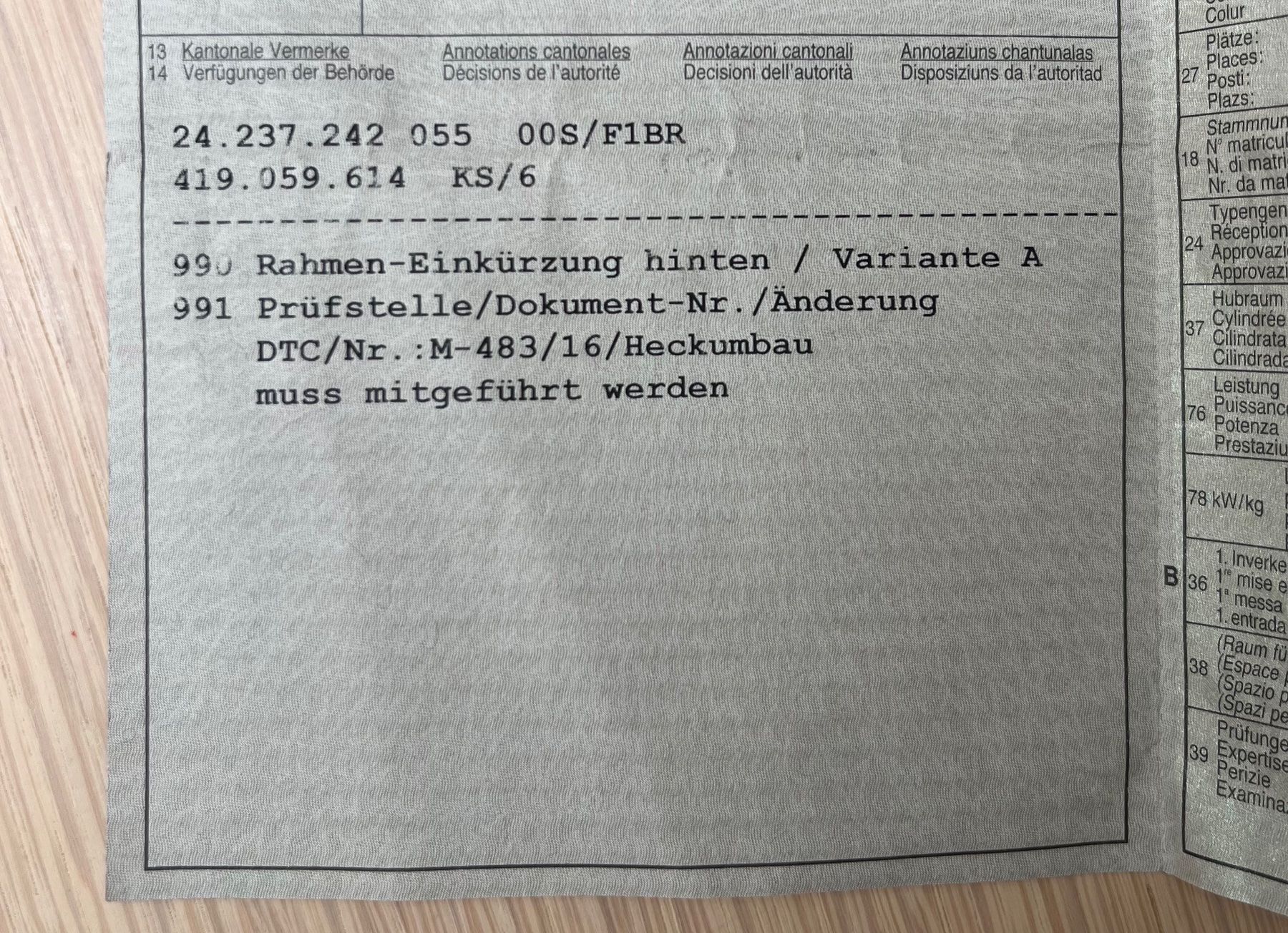 Royal Enfield Altro: Royal Enfield Continental – Difettoso da Lauterbrunnen venduto da pat_dm8x 3