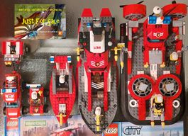 LEGO® World City/CITY 5 Feuerwehr-Set - RARITÄTEN 2004-07!