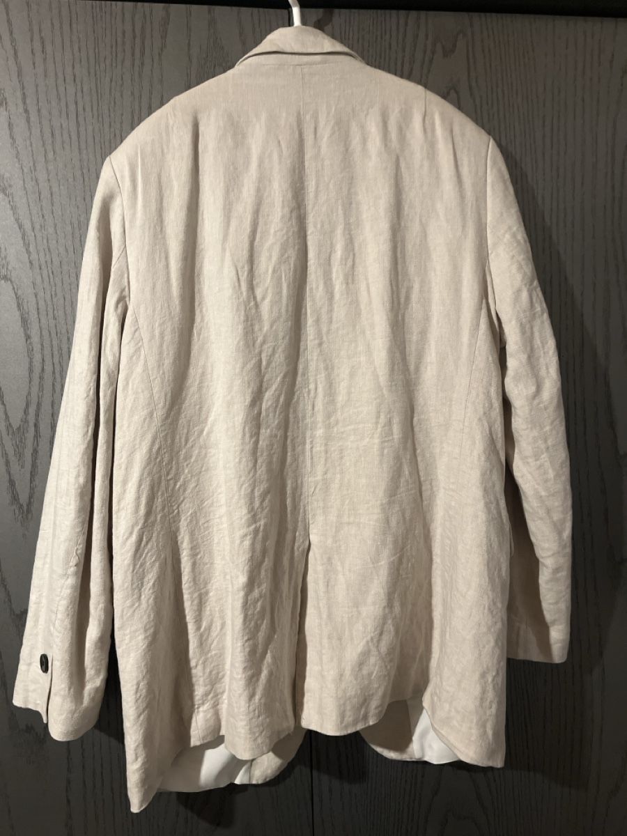 H&M Giacche: Veste blazer beige en lin – Usato da Le Locle venduto da Ophelhugy 1
