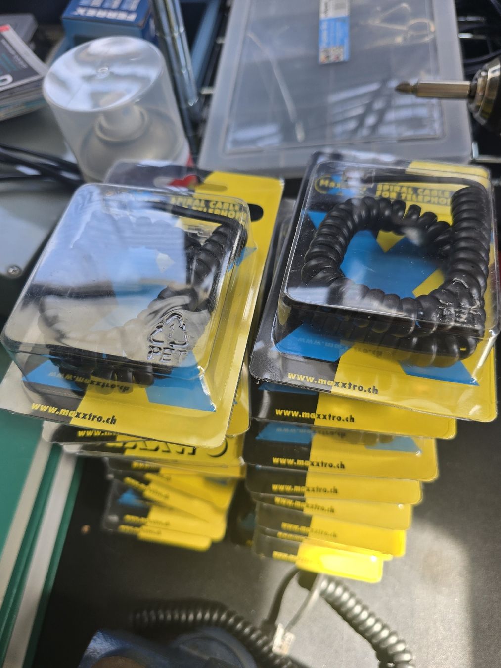 Kabel: Câble spirale téléphonique Maxxtro - Neuf, pratique! – Neu (gemäss Beschreibung) aus Colombier NE von kasquette 1
