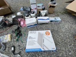 Komplettes Profi-Überwachungs- und Netzwerkpaket, alles neu